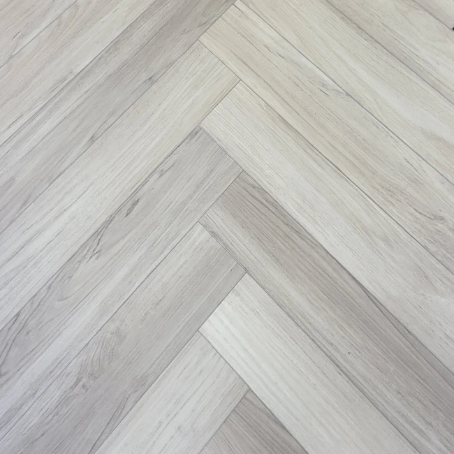 Cedar White Herringbone SPC Click Flooring 6.5mm