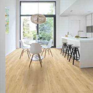 Drift Beige Oak Effect Vinyl Flooring Tiles