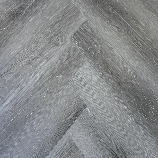 Dynamic Grey Herringbone SPC Click Flooring 6.5mm