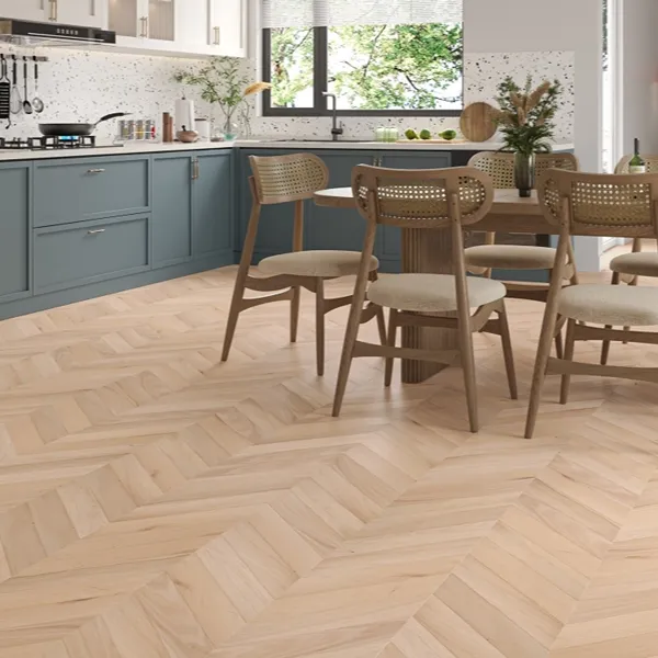 Ecru Engineered Oak Wooden Flooring