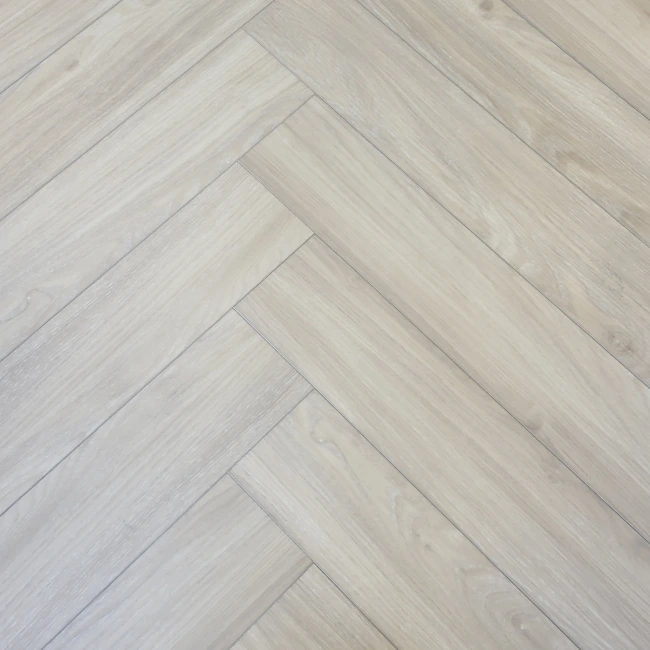 Light Arch Oak Herringbone SPC Click Flooring 6.5mm