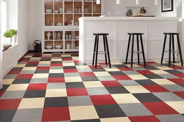 Linoleum Flooring install For Updrage Interior