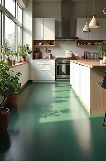 Linoleum Flooring install in Kitchen