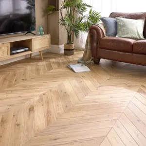 Phantom Oak Chevron Wood Flooring