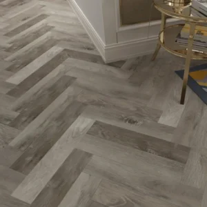 Smoked Ash Herringbone SPC Click Flooring 5mm