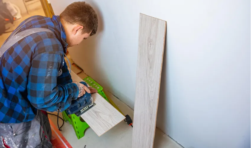 laminate flooring final row cutting