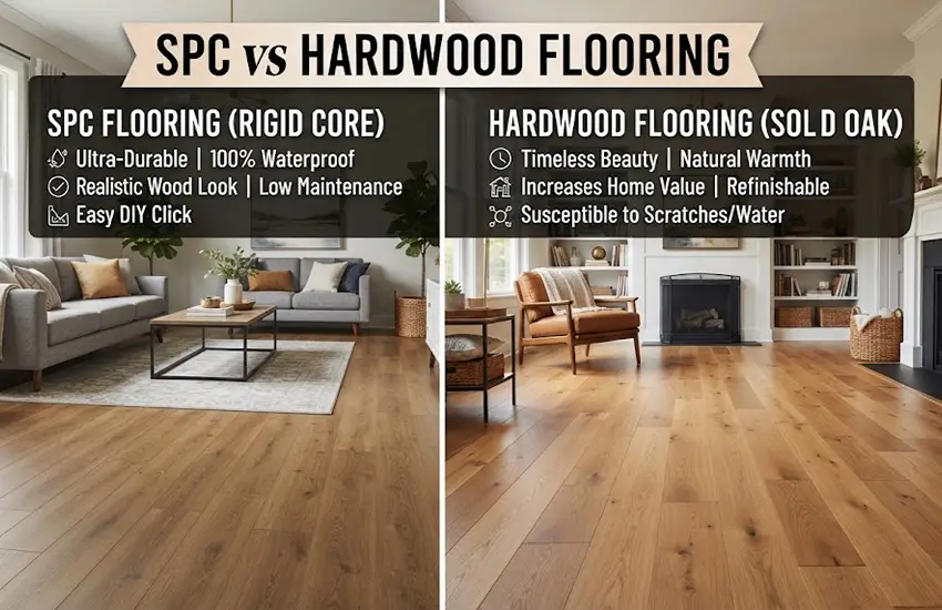 spc vs hardwood flooring